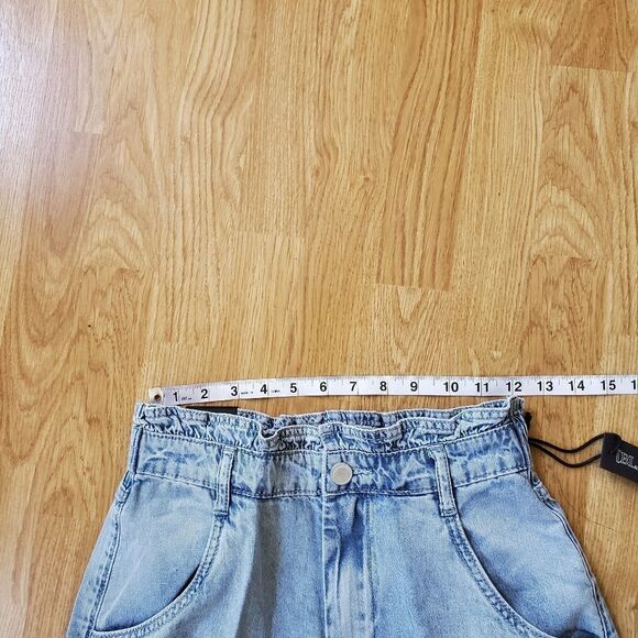 NEW! Blank NYC | Paperbag Waist Wide Leg Jeans - size Small - Picture 8 of 12